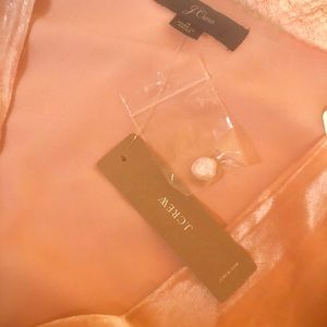 J CREW PINK VELVET TOP